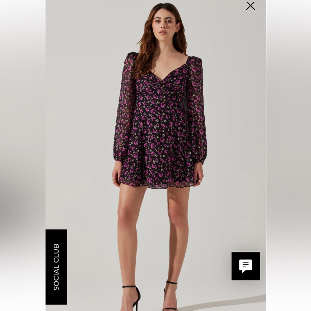 ASTR the Label long sleeve dress NWT